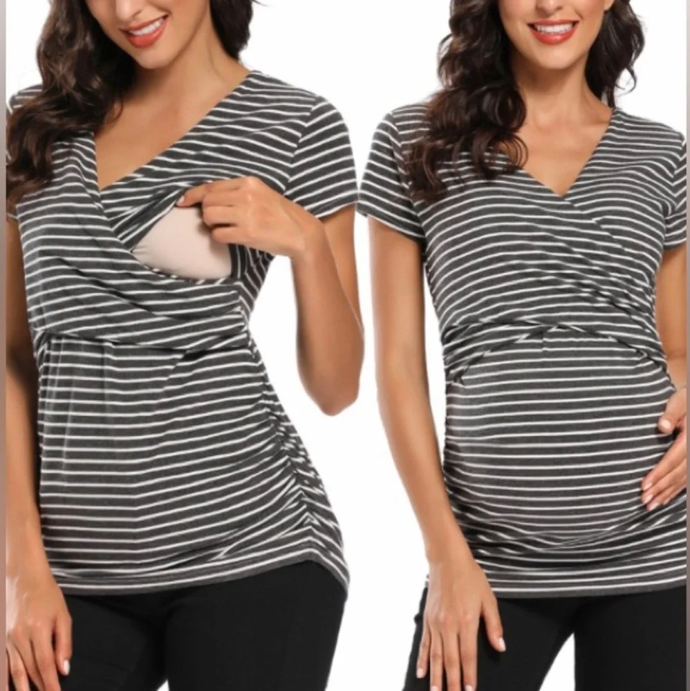 NWT Ecavus Maternity Nursing Top - Picture 3 of 13
